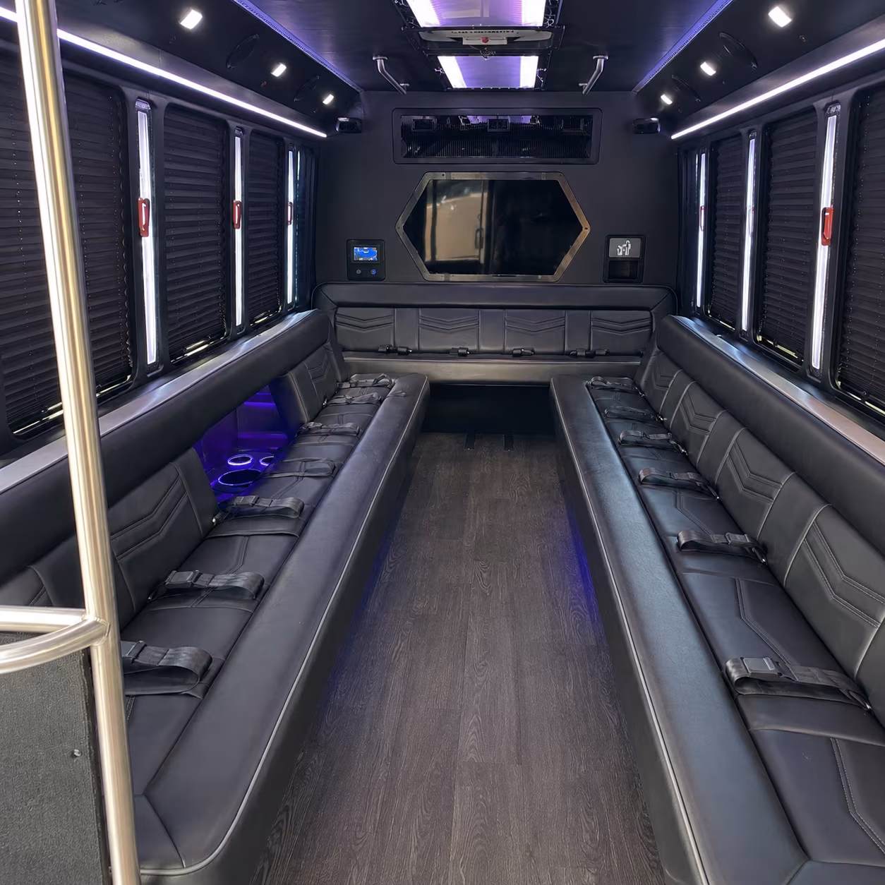 San Francisco Bachelor & Bachelorette Transportation party bus exterior