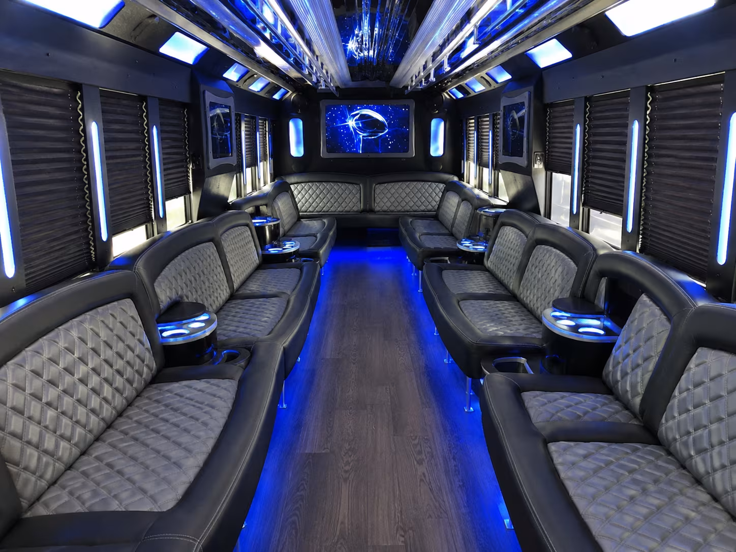 San Francisco Bachelor & Bachelorette Transportation party bus exterior