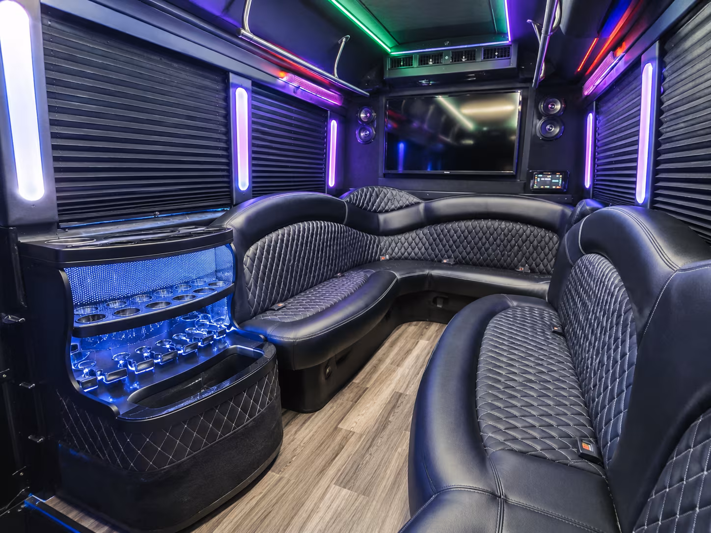 San Francisco Bachelor & Bachelorette Transportation party bus exterior