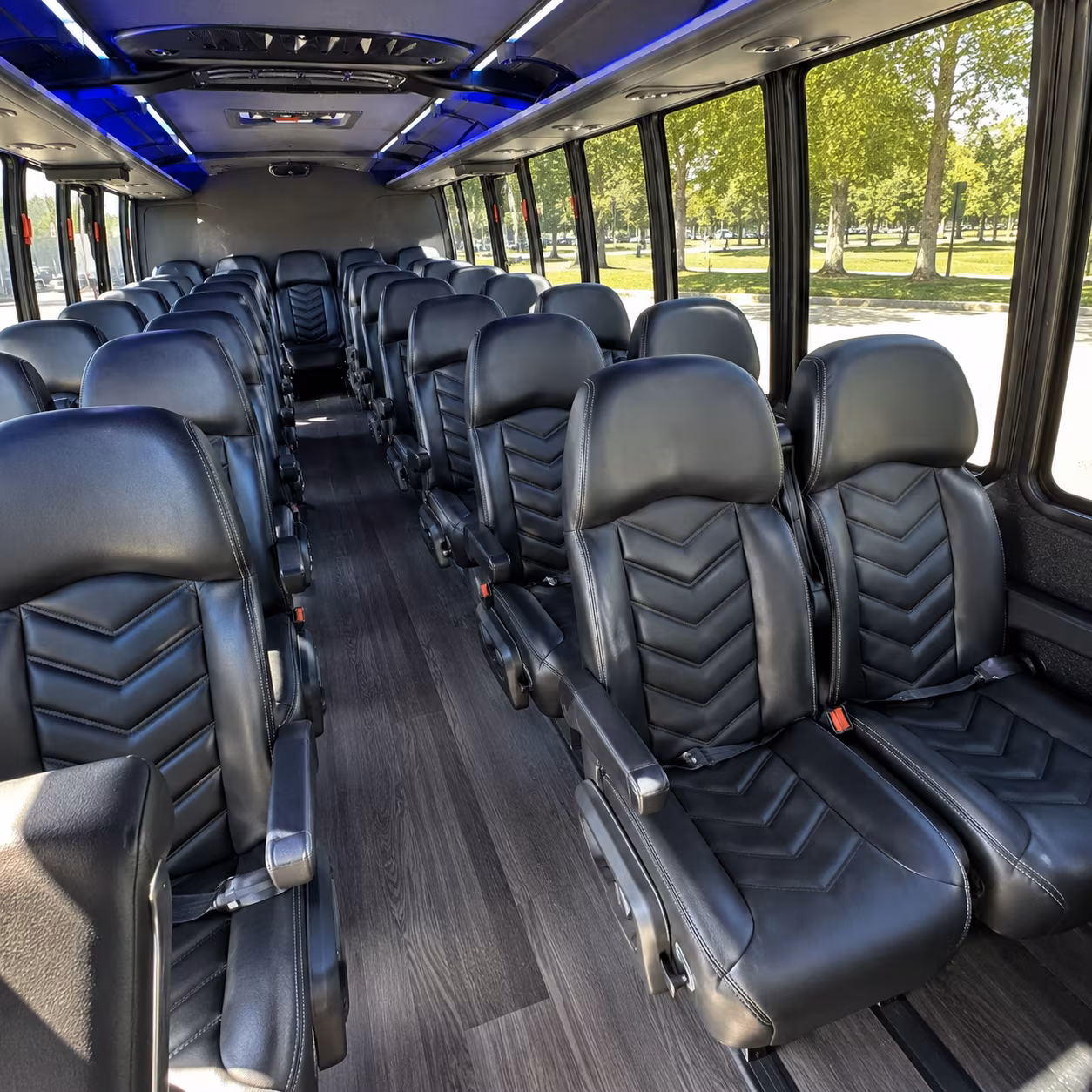San Francisco Corporate Transportation party bus exterior