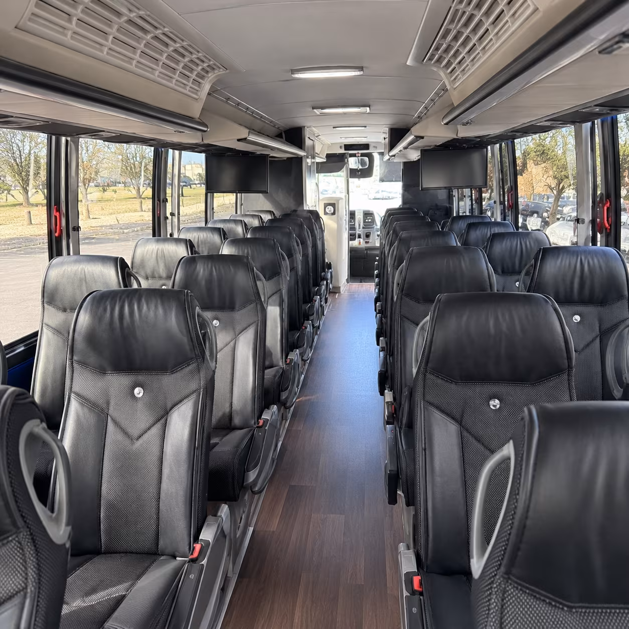 San Francisco Corporate Transportation party bus interior