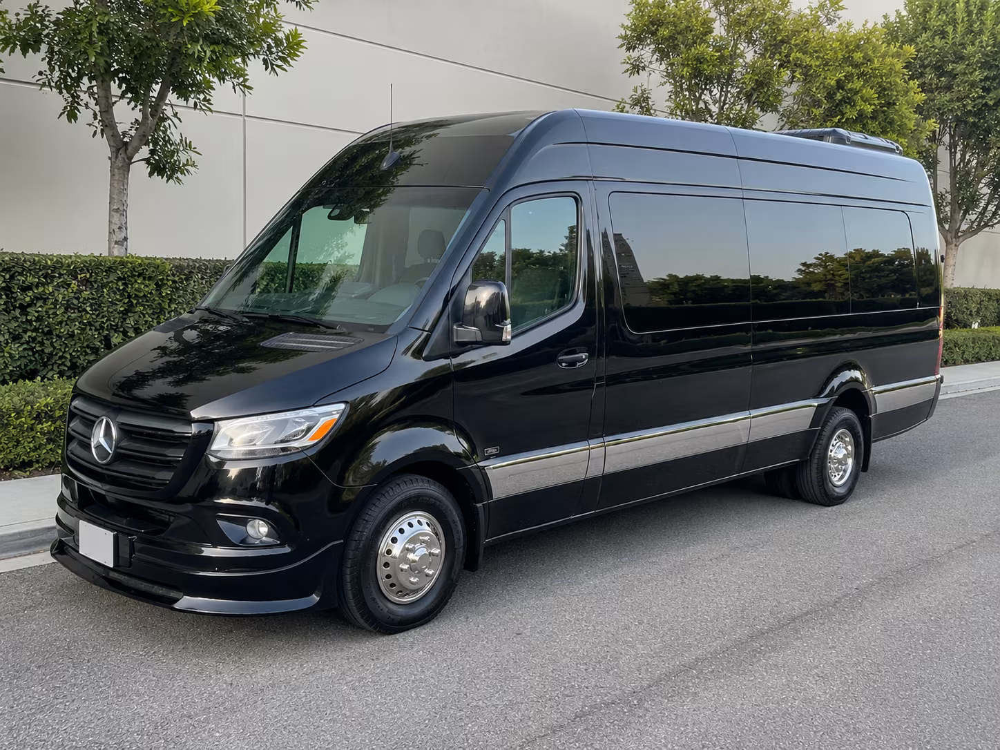 San Francisco School Event Transportation party bus exterior