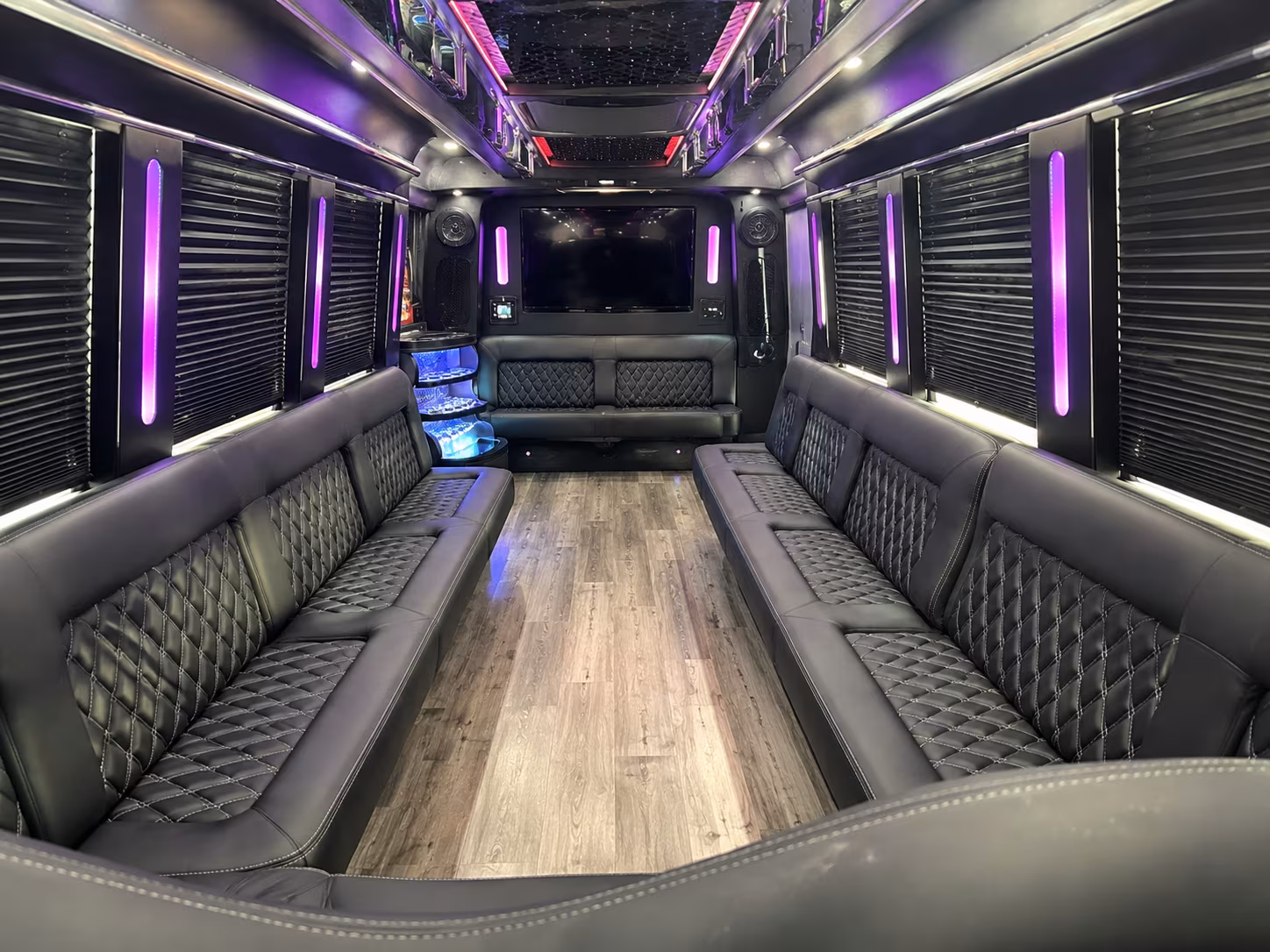 San Francisco Sporting Event Transportation party bus exterior