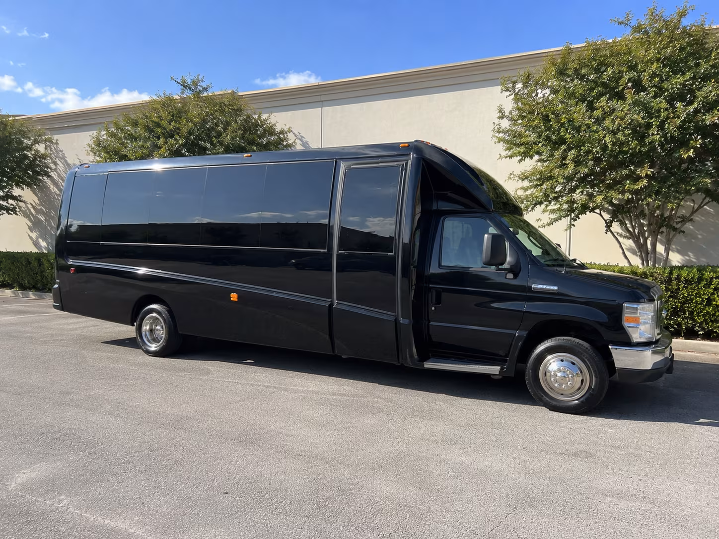 San Francisco Wedding Transportation party bus exterior